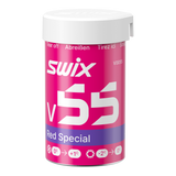 skidvalla.se Swix V55 Röd Special burkvalla för klassisk längdskidåkning i temperaturer mellan +1 och -2 grader.