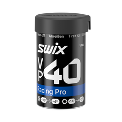 skidvalla.se Swix VP40 Racing Pro blue hard wax for classic cross-country skiing in cold winter conditions