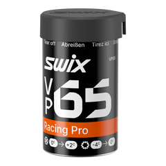 skidvalla.se Swix VP65 Racing Pro kick wax for cross-country skiing in black and red packaging