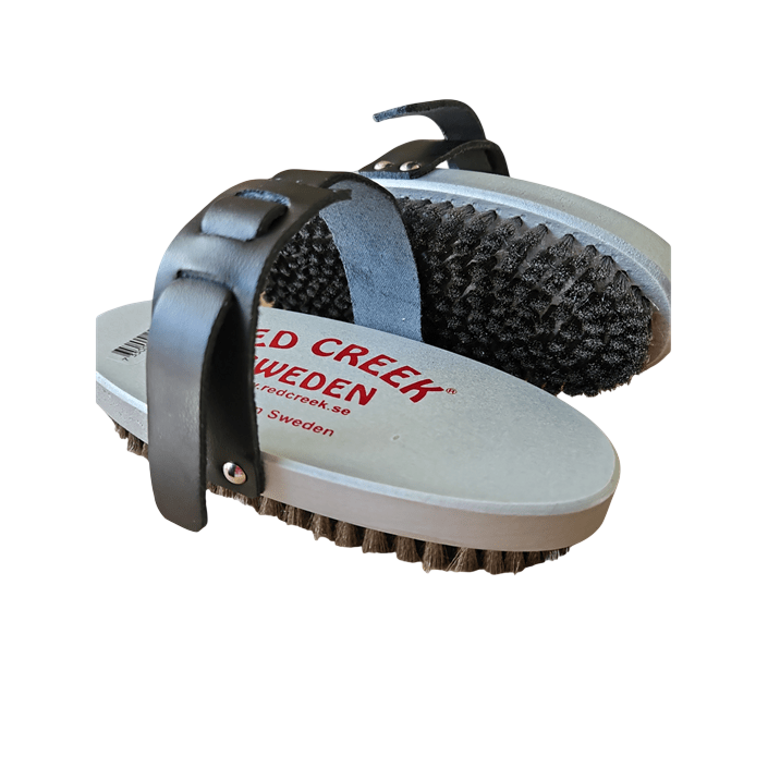 Red Creek - Red Creek Oval Steel Brush fine straight racing silver - 2058 - Skidvalla.se