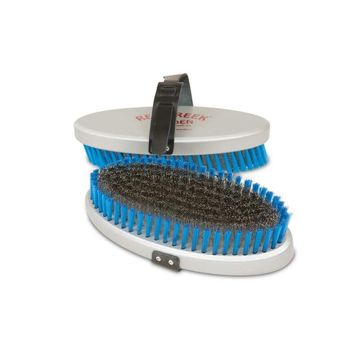 Red Creek - Red Creek Oval Stålborste grov med blå nylonkant - 2054 - Skidvalla.se