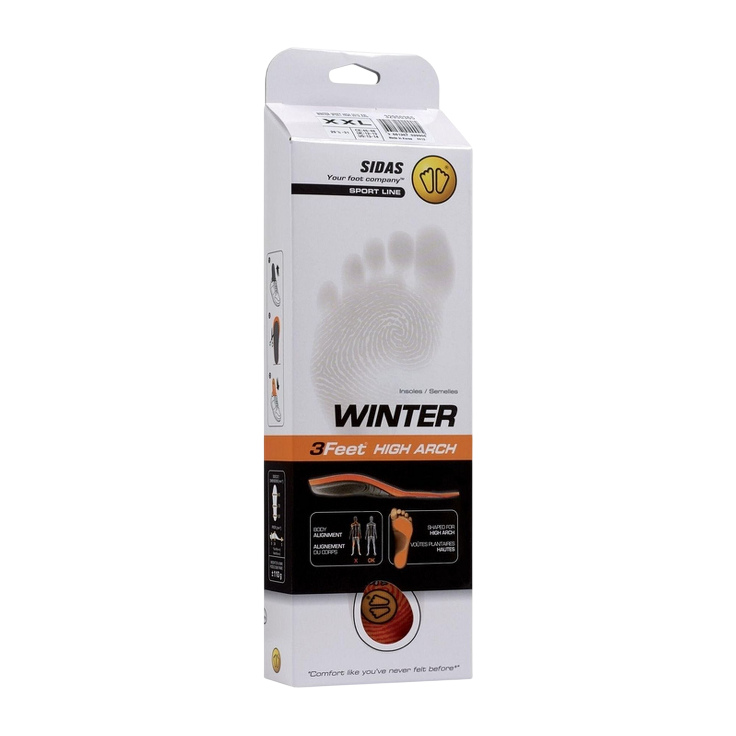 Sidas - Sidas 3Feet Winter insole High - CSE3FWI12_HI_01 - Skidvalla.se