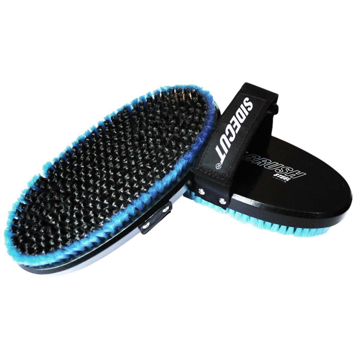 Sidecut - Sidecut Steel Brush Oval - with hand strap and transport bag - BR_OVL_STL - skidvalla.se