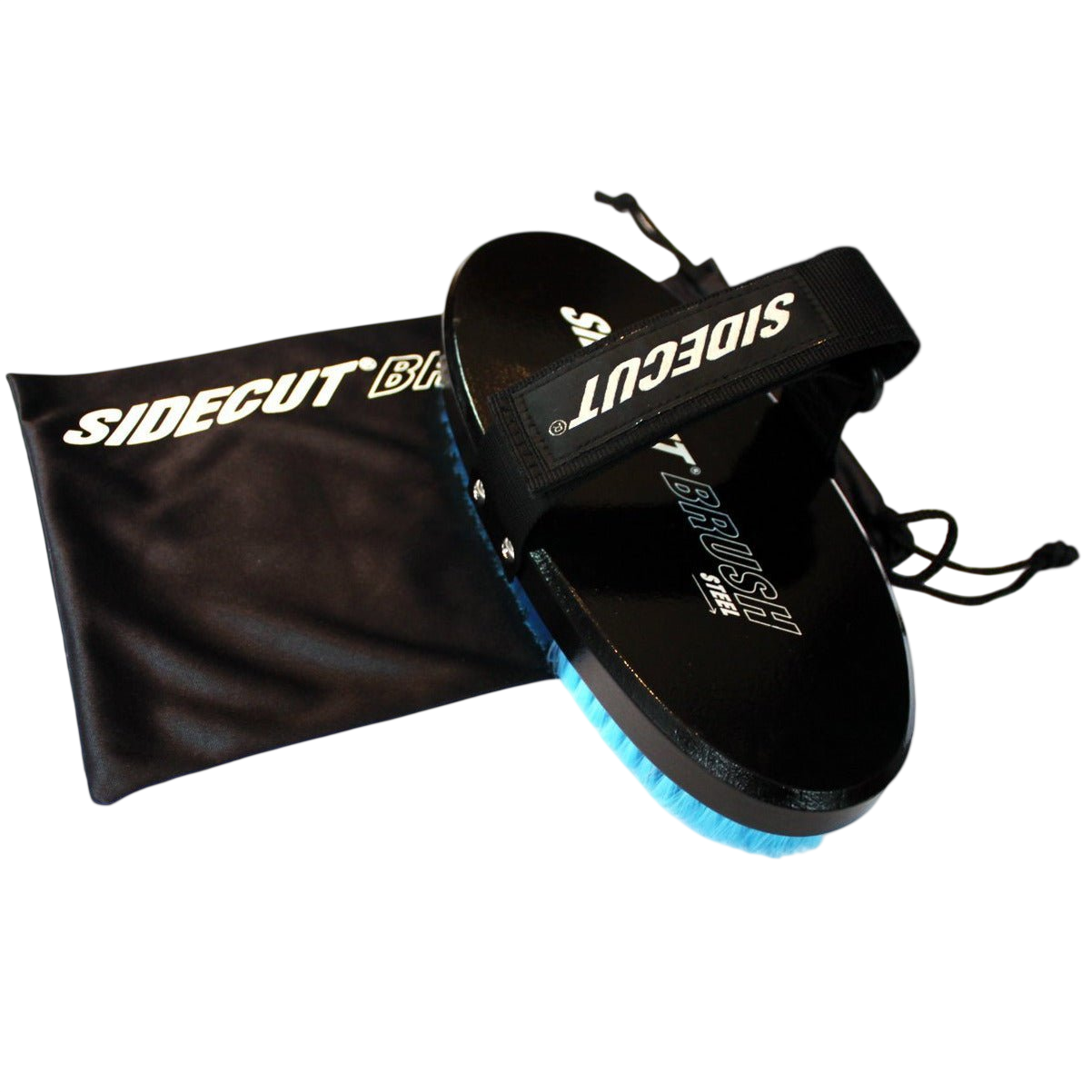 Sidecut - Sidecut Steel Brush Oval - with hand strap and transport bag - BR_OVL_STL - Skidvalla.se