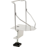 skidvalla.se metal holder for Swix waxing iron, designed for secure table-edge mounting during ski maintenance.