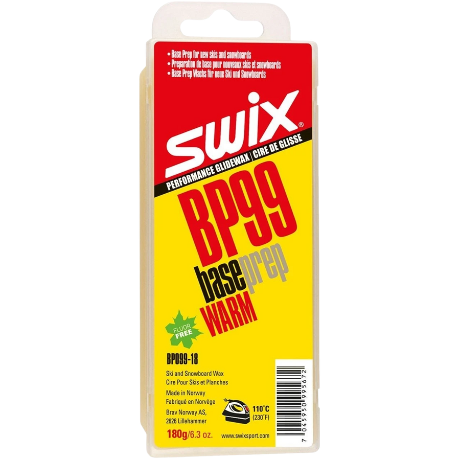skidvalla.se Swix BP99 Base Prep Warm ski and snowboard wax block for base saturation and maintenance