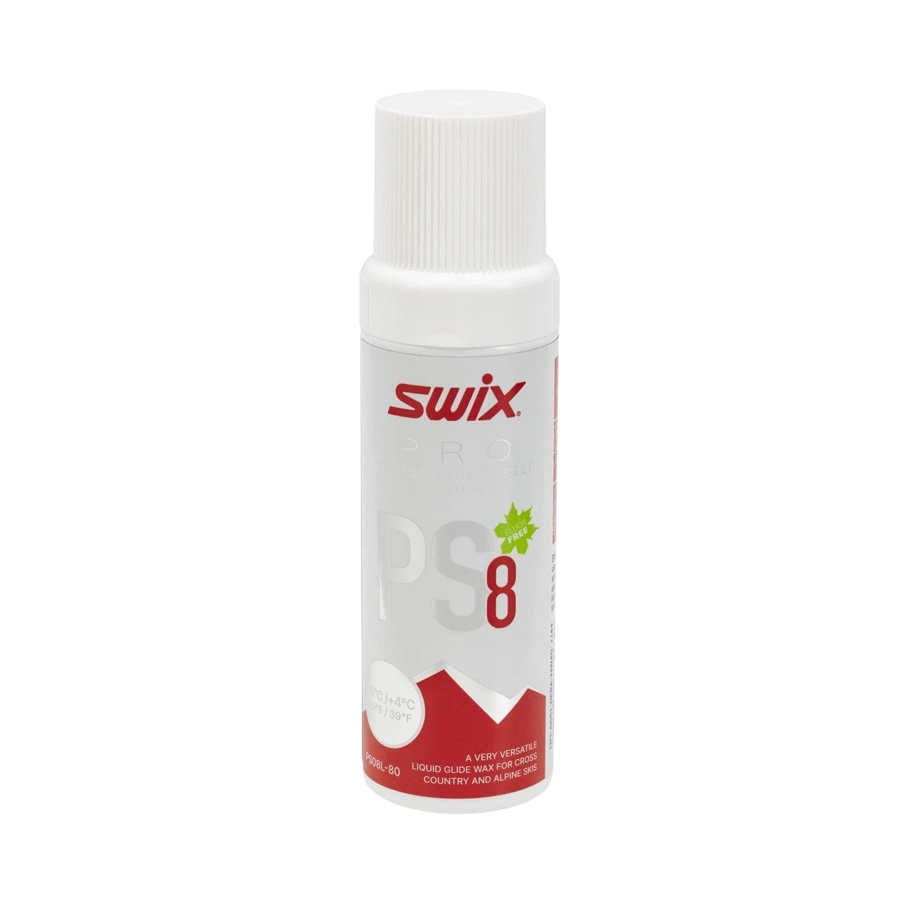 skidvalla.se Swix Pro PS8 liquid glide wax in an 80 ml bottle for cross-country and alpine skis
