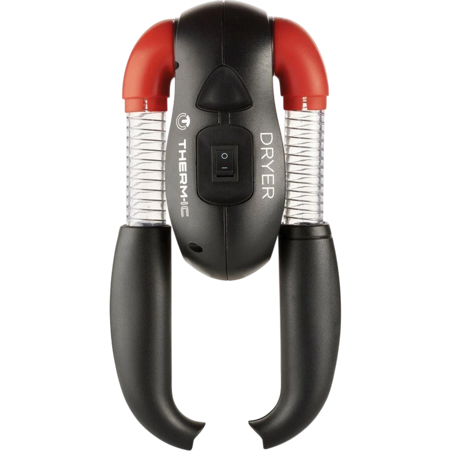 skidvalla.se THERM-IC Dryer compact black and red electric shoe and boot dryer with adjustable arms