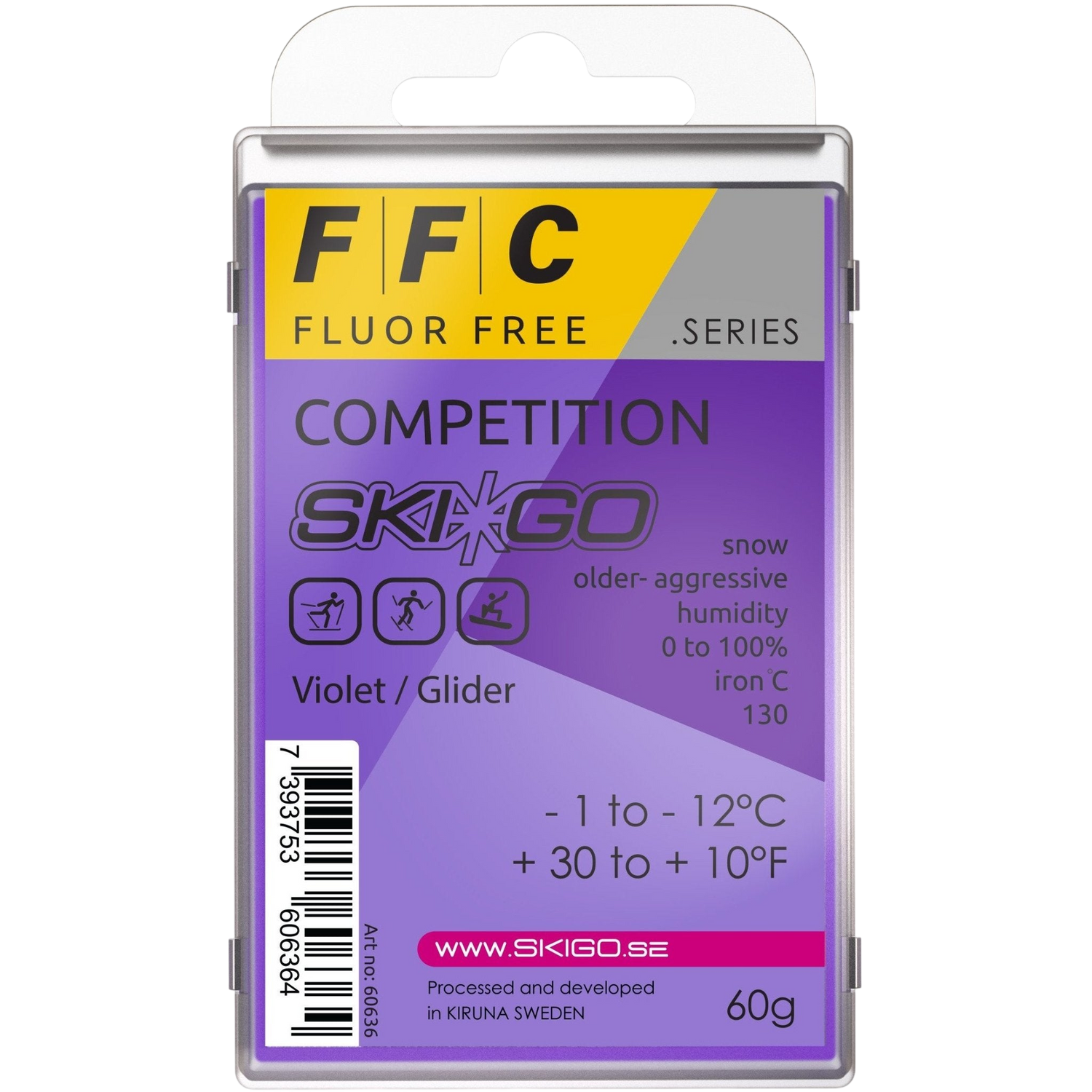 SkiGo - SkiGo FFC Competition Violet 60g -1 / -12 - 60636 - Skidvalla.se