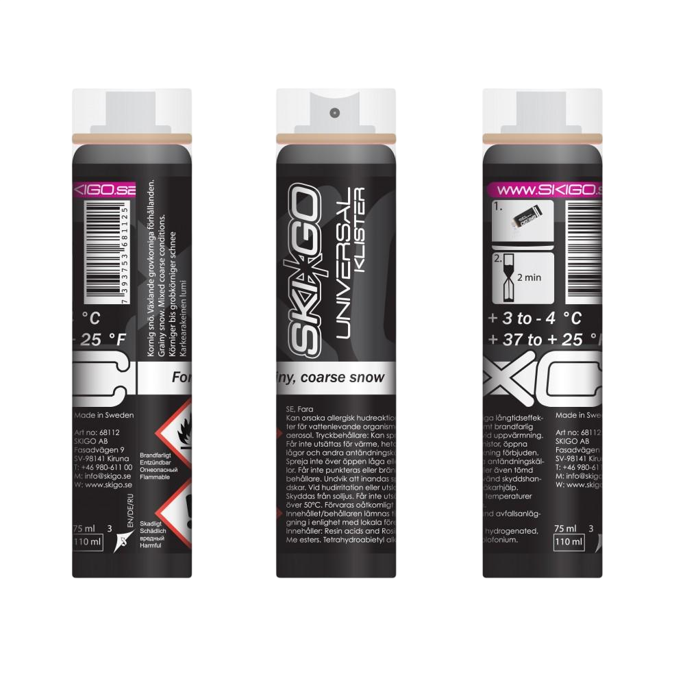 SkiGo - Skigo Universalklister Spray +3 / - 4 - 68112 - skidvalla.se