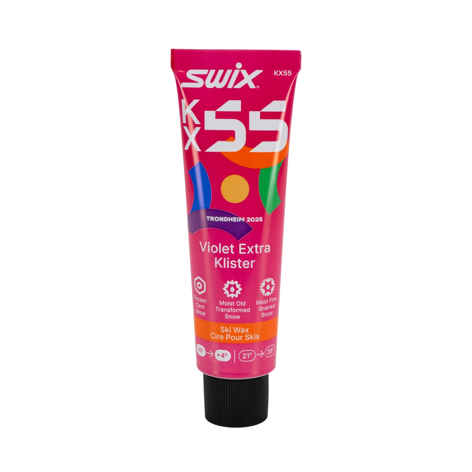 Swix - Swix KX55 Violet Extra Klister +4 / -6 - KX55 - Skidvalla.se