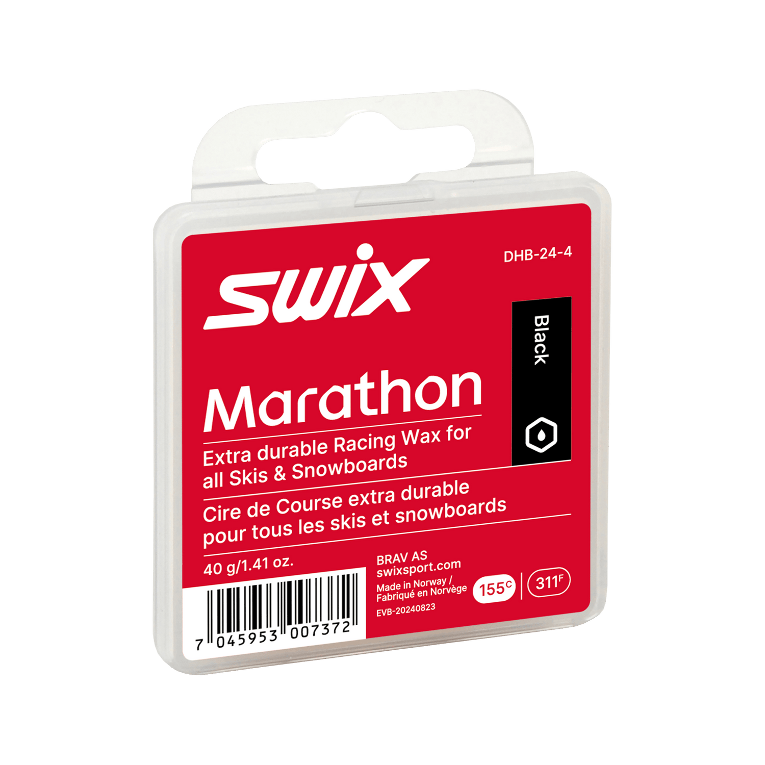 Swix - Swix Marathon Black (New) 40g - DHB - 24 - 4 - V - Skidvalla.se