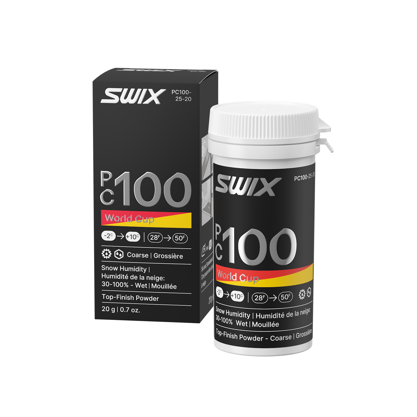 Swix - Swix PC100 Pulver Grov och Fuktig snö +10 / - 2 20g - PC100-25-20 - Skidvalla.se