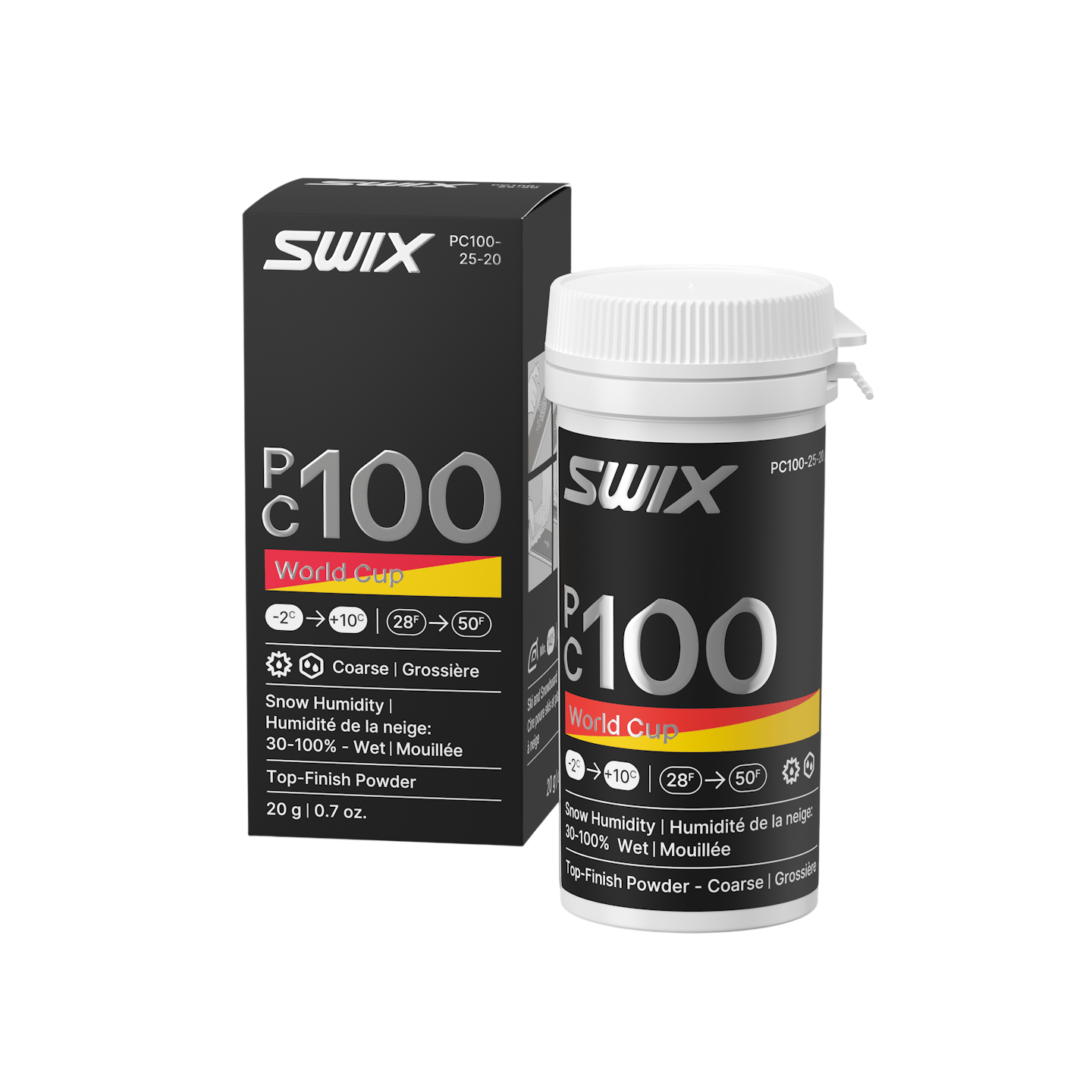 Swix - Swix PC100 Pulver Grov och Fuktig snö +10 / - 2 20g - PC100-25-20 - Skidvalla.se