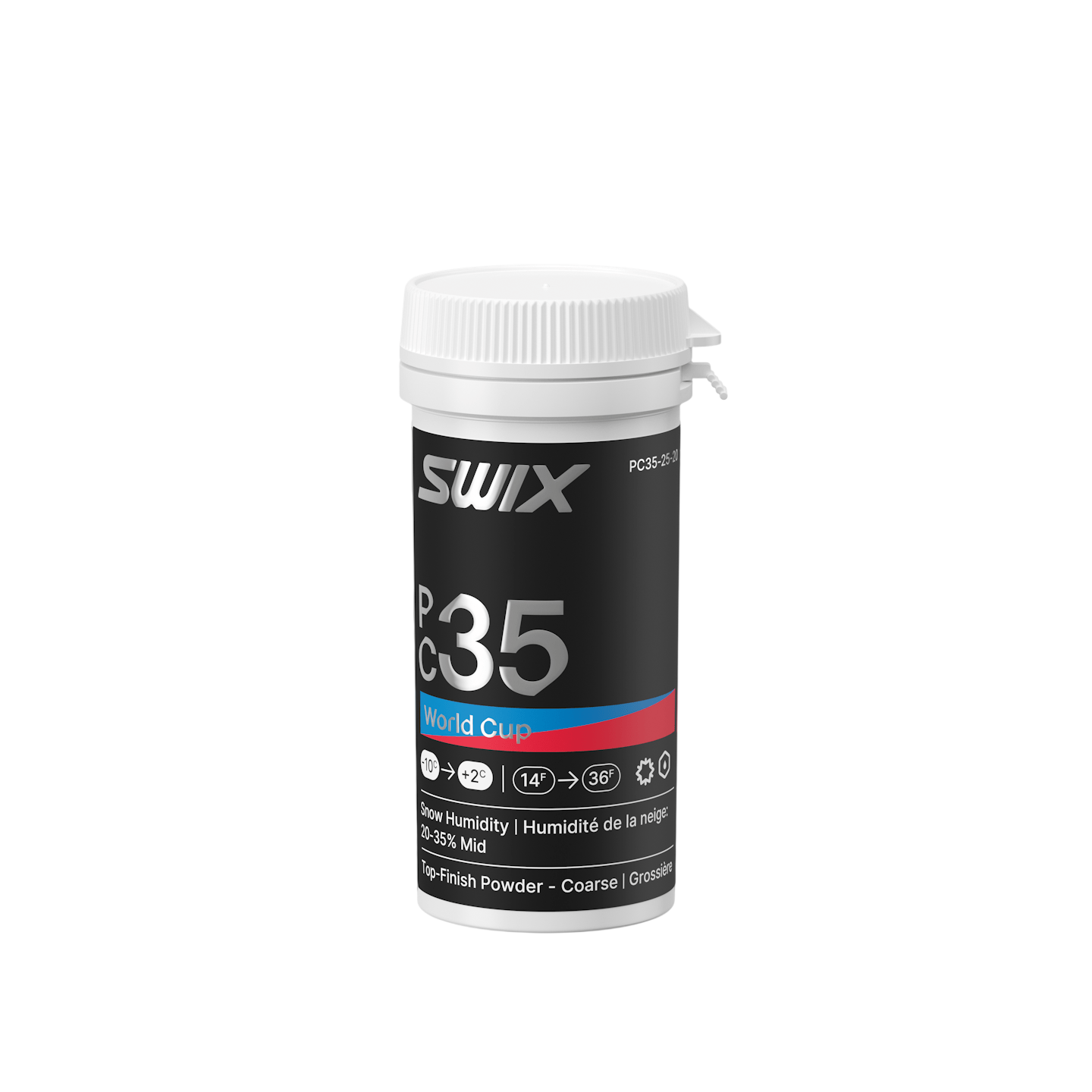 Swix - Swix PC35 Pulver Grov och Medeltorr snö +2 / - 10 20g - PC35-25-20 - Skidvalla.se