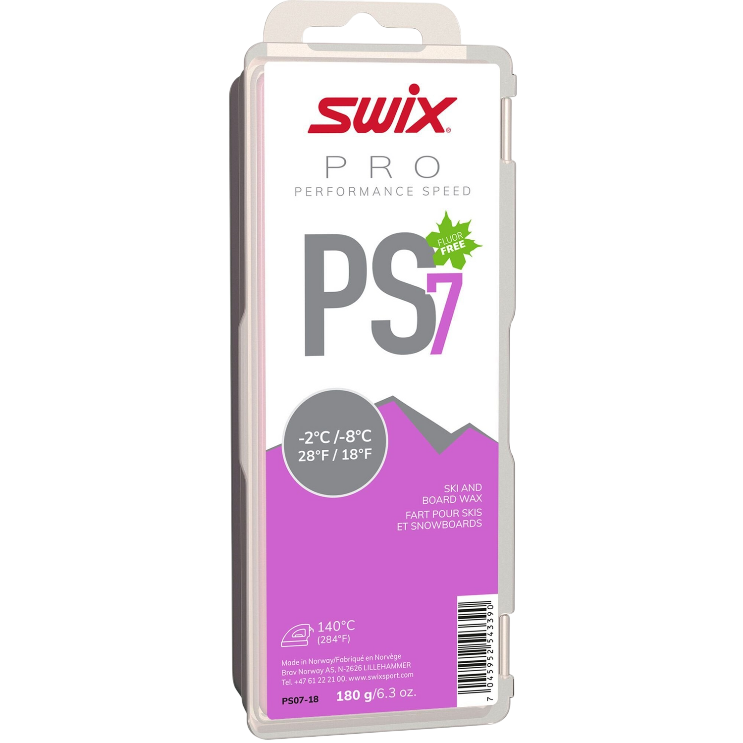 Swix - Swix Pro PS7 Violet -2 / -8 180g - PS07-18 - Skidvalla.se
