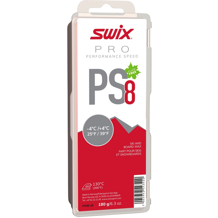 Swix Pro PS8 Red +4 / -4 180g