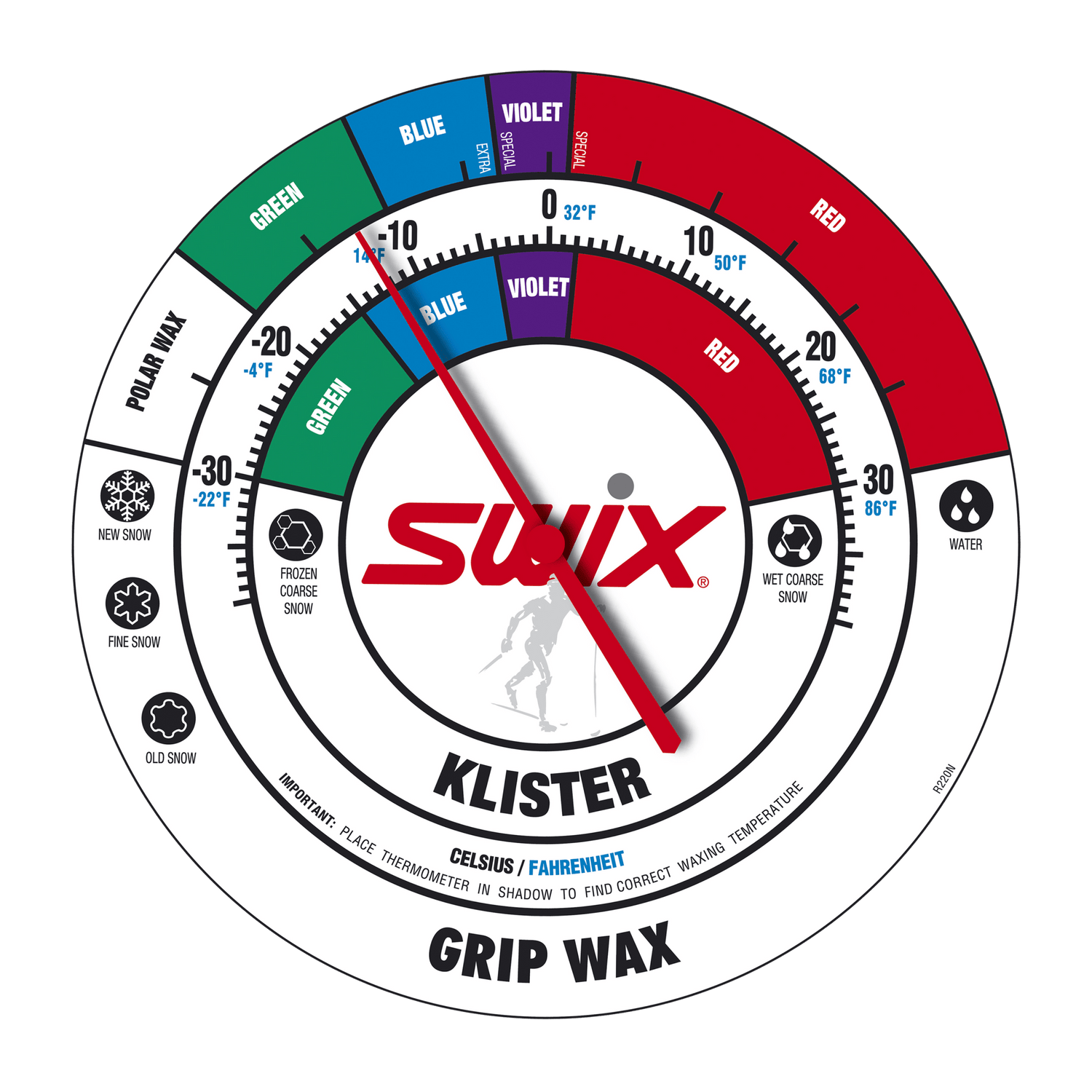 Swix - Swix Rund Väggtermometer - R0220N - Skidvalla.se