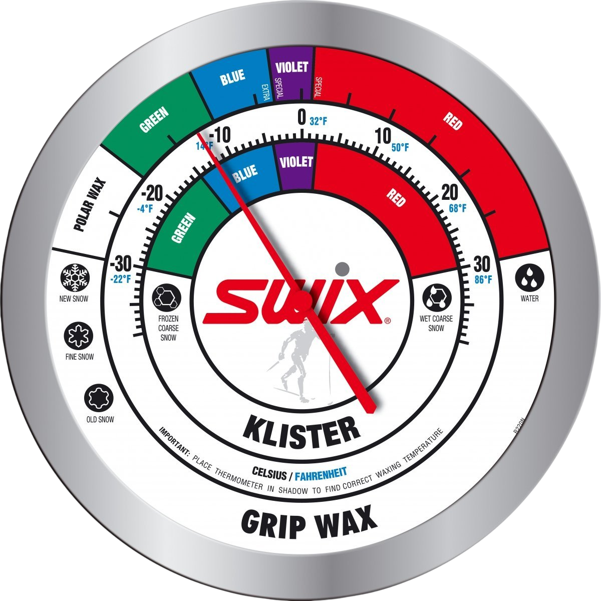 Swix - Swix Rund Väggtermometer - R0220N - Skidvalla.se