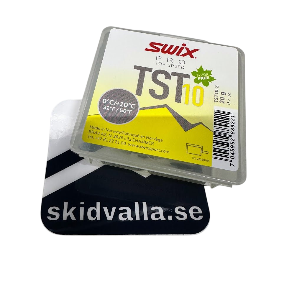 Swix - Swix TST TS10 Turbo Yellow +10 / -0 20g - TST10-2 - Skidvalla.se
