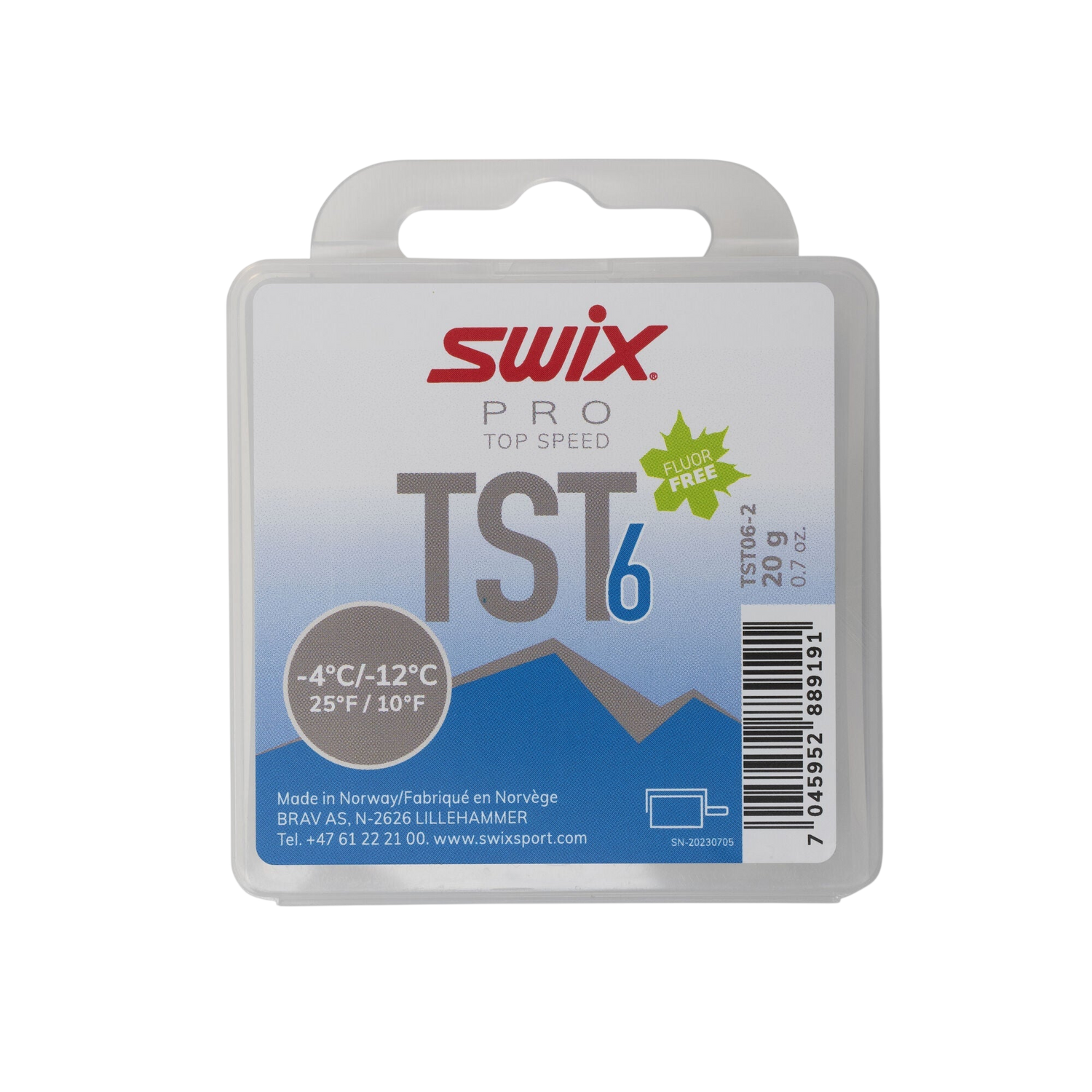 Swix - Swix TST TS6 Turbo Blue -4 / -12 20g - TST06-2 - Skidvalla.se