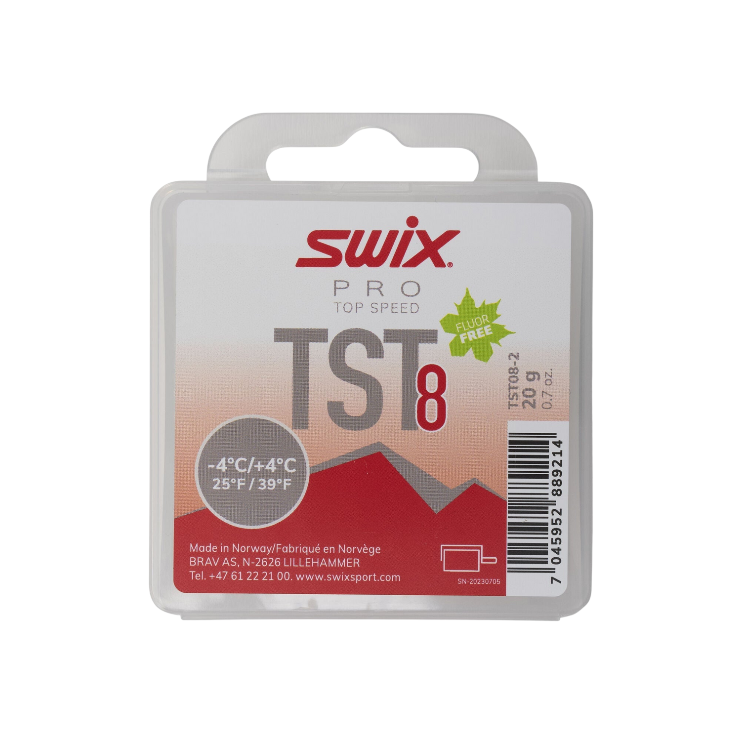 Swix - Swix TST TS8 Turbo Red +4 / -4 20g - TST08-2 - Skidvalla.se
