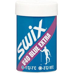 Swix - Swix V40 Blue Extra Grip Wax -1 / -7 - V0040 - Skidvalla.se