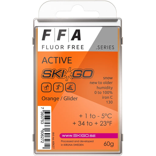 SkiGo - SkiGo FFA Active Orange 60g +1 / -5 - 60627 - Skidvalla.se