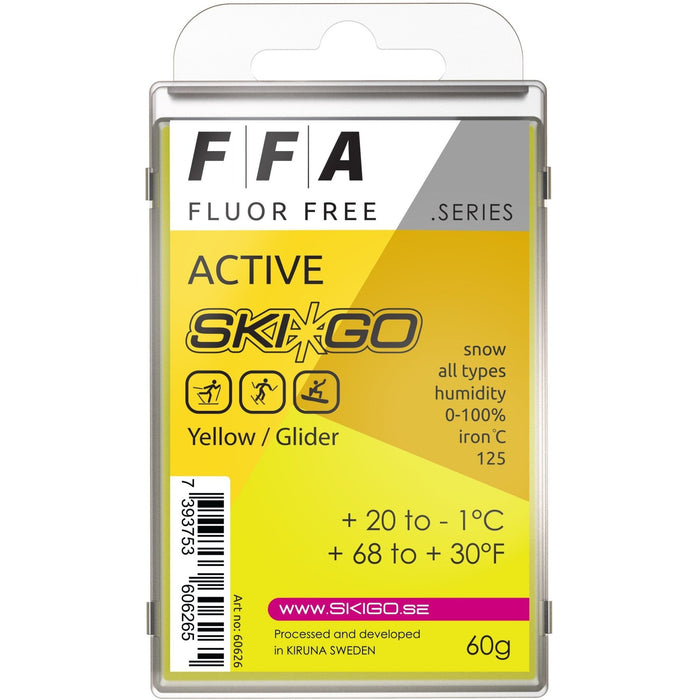 SkiGo - SkiGo FFA Active Yellow 60g +20 / -1 - 60626 - Skidvalla.se