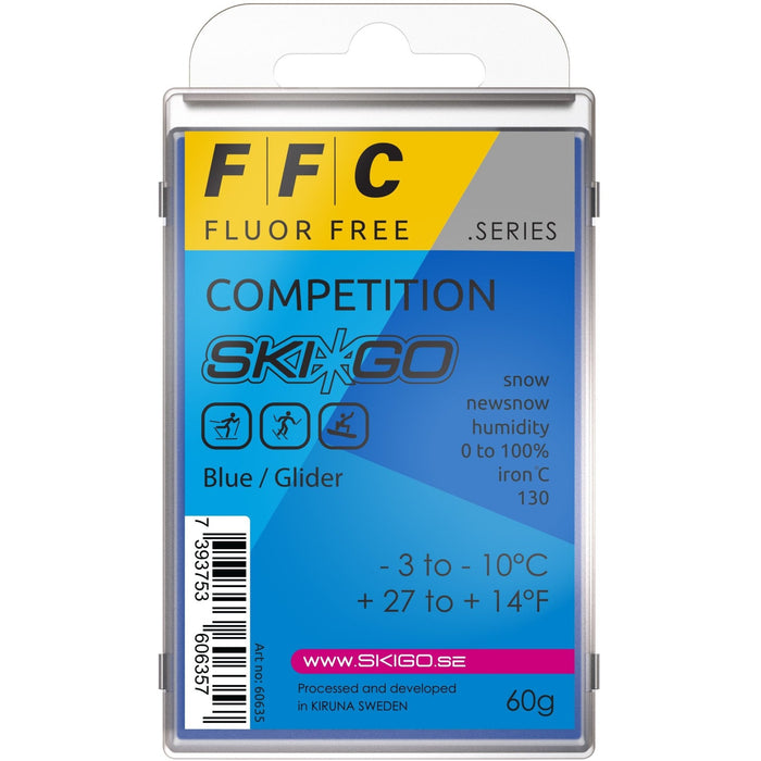SkiGo - SkiGo FFC Competition Blue 60g -3 / -10 - 60635 - Skidvalla.se
