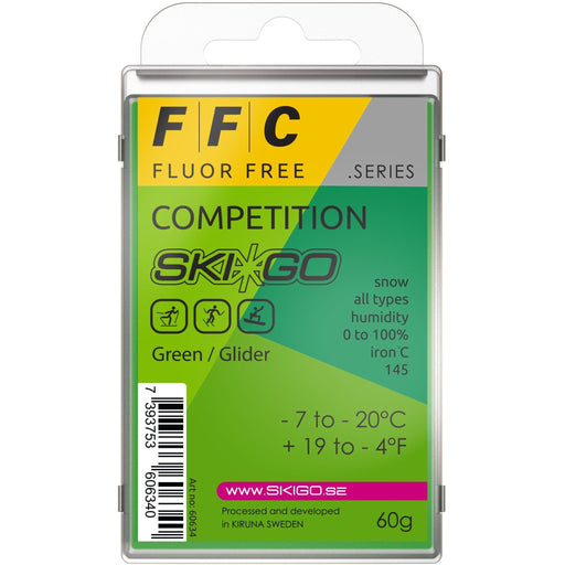 SkiGo - SkiGo FFC Competition Green 60g -7 / -20 - 60634 - Skidvalla.se