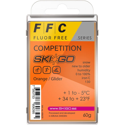 SkiGo - SkiGo FFC Competition Orange 60g +1 / -5 - 60639 - Skidvalla.se