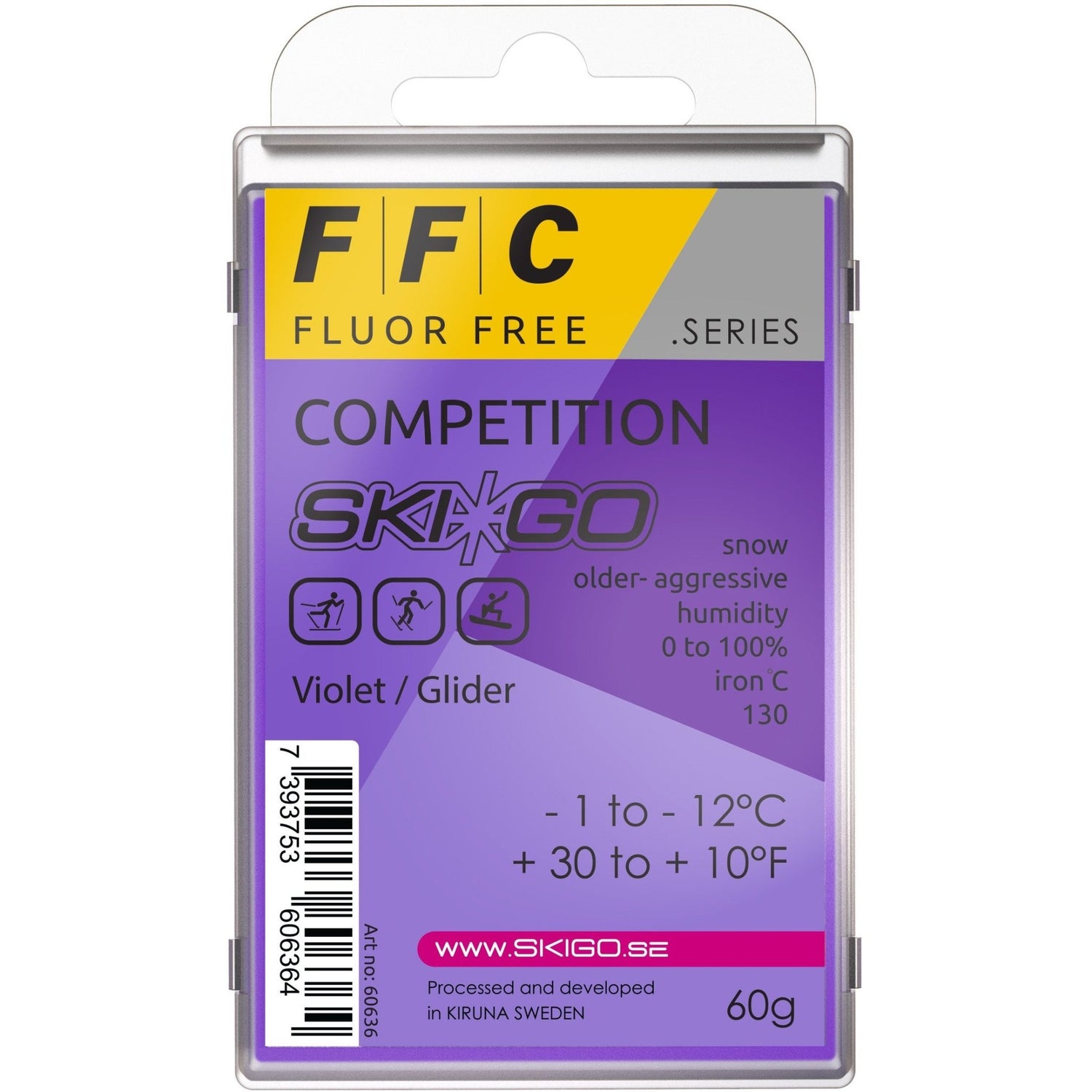SkiGo - SkiGo FFC Competition Violet 60g -1 / -12 - 60636 - Skidvalla.se