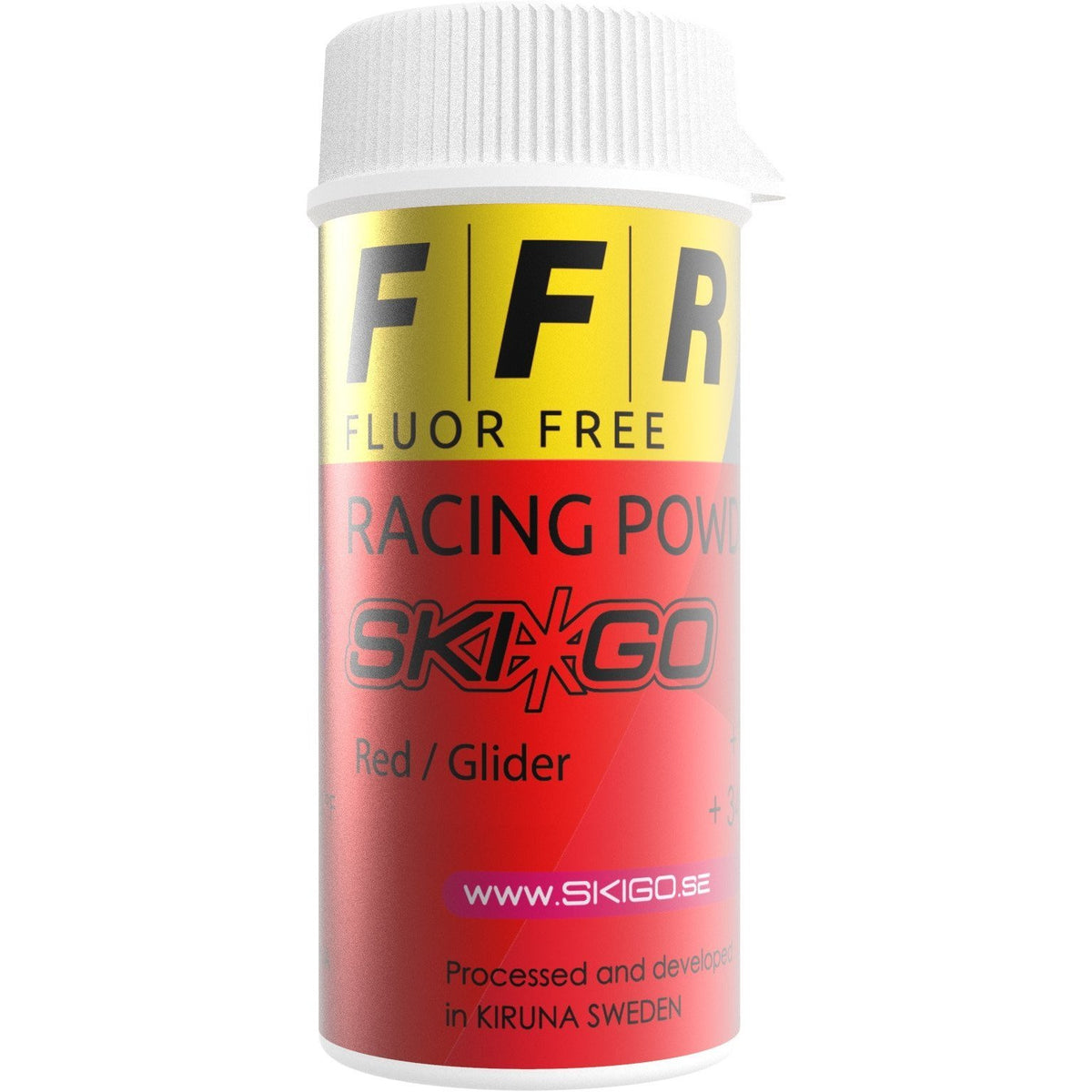 SkiGo FFR Racing Powder Red +1 / -5 - topplager - Skidvalla.se