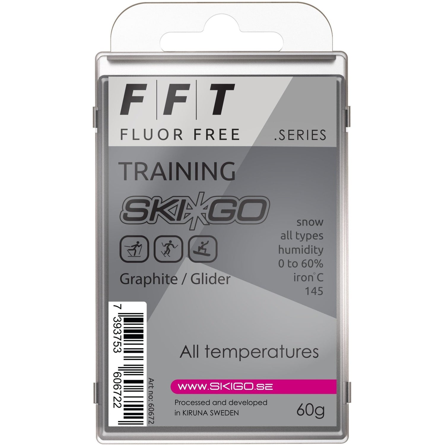 SkiGo - SkiGo FFT Training Graphite - 60672 - Skidvalla.se