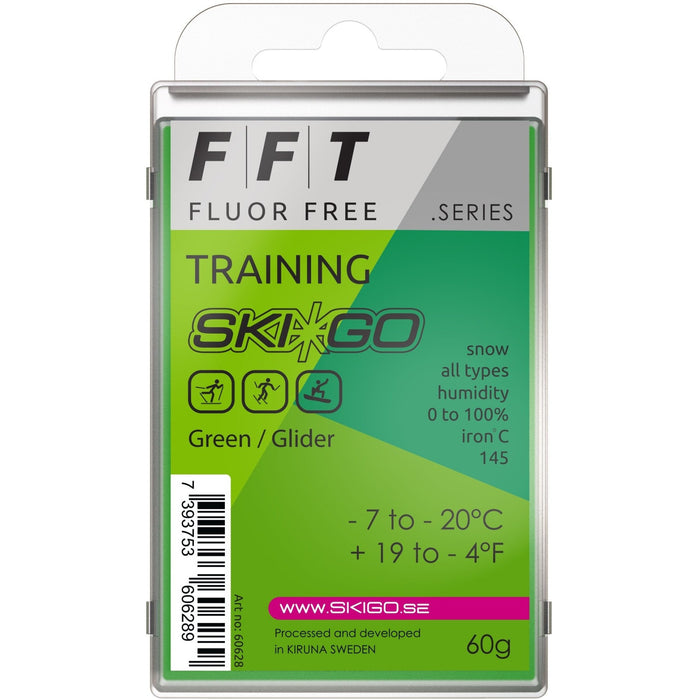 SkiGo - SkiGo FFT Training Green 60g -7 / -20 - 60628 - Skidvalla.se