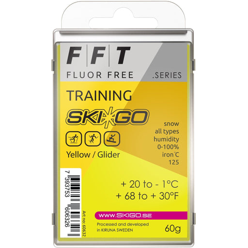 SkiGo - SkiGo FFT Training Yellow 60g +20 / -1 - 60632 - Skidvalla.se