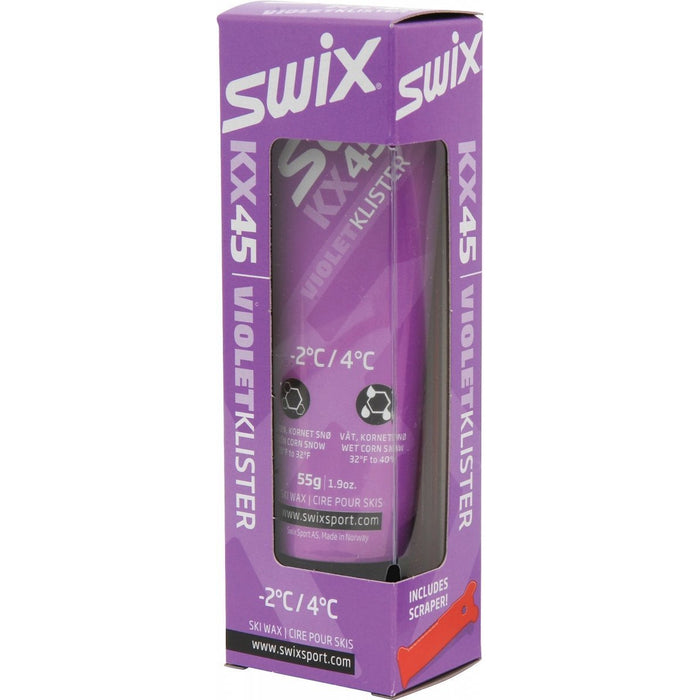 Swix - Swix KX45 Violet Klister +4 / -2 - KX45 - Skidvalla.se