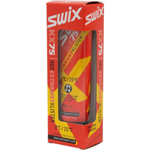 Swix - Swix KX75 Red Extra Wet Klister +15 / +2 - KX75 - Skidvalla.se