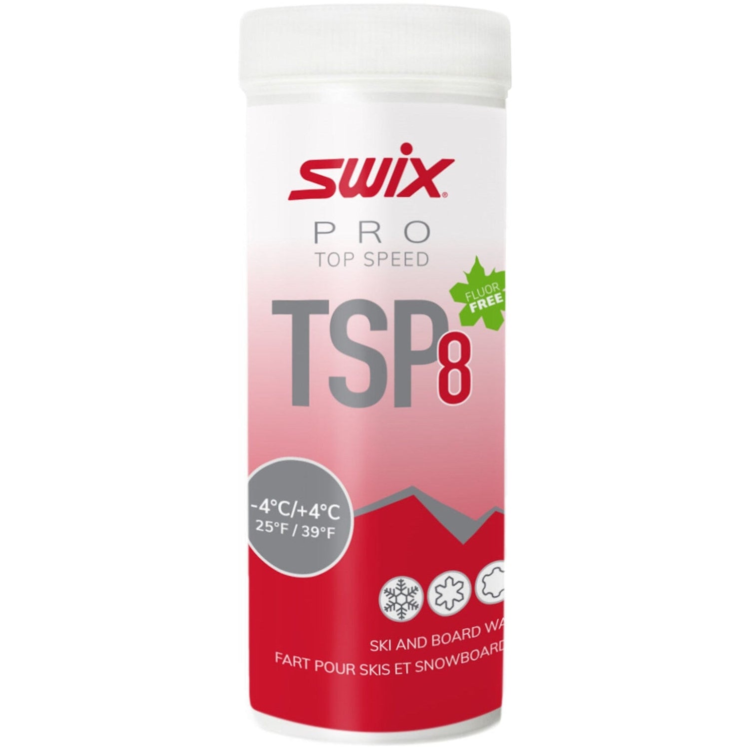Swix - Swix TSP8 Pulver +4 / -4 40g - TSP08-4 - Skidvalla.se