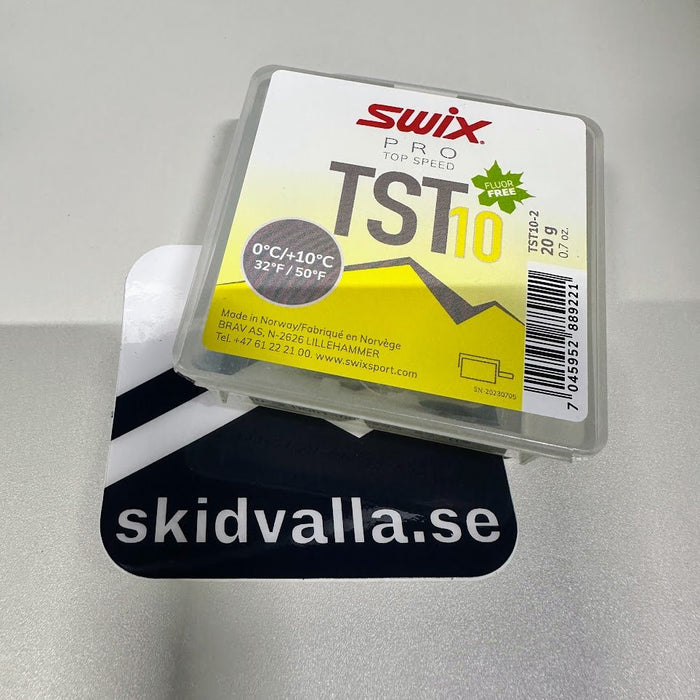 Swix - Swix TST TS10 Turbo Yellow +10 / -0 20g - TST10-2 - Skidvalla.se