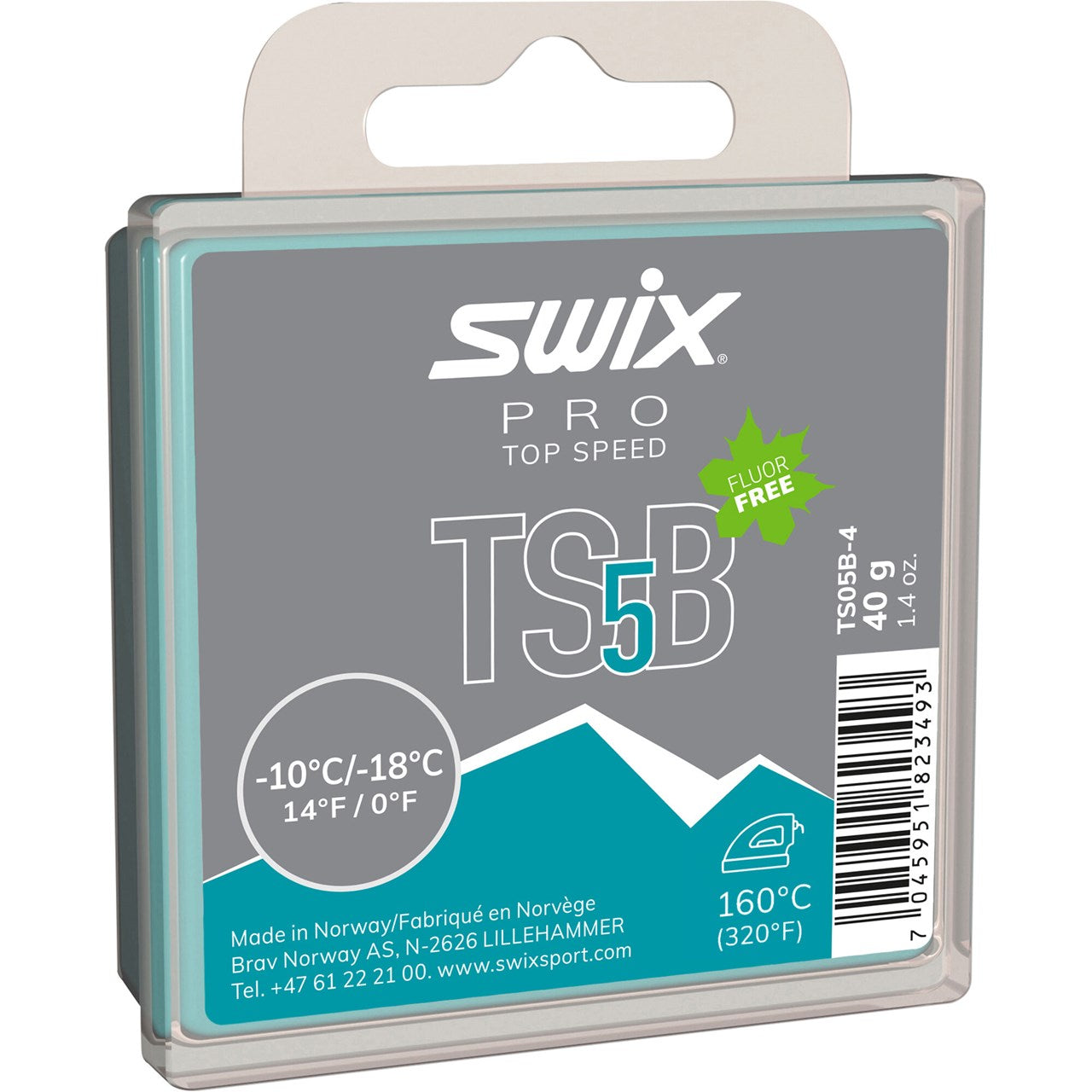 Swix - Swix Pro TS5 Black -10 / -18 40g - TS05B-4 - Skidvalla.se